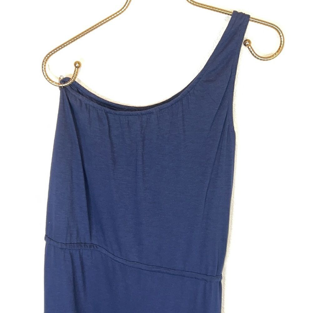 NWT APIECE APART MARAMAR ONE SHOULDER TEE DRESS NAVY Small - Picture 8 of 15
